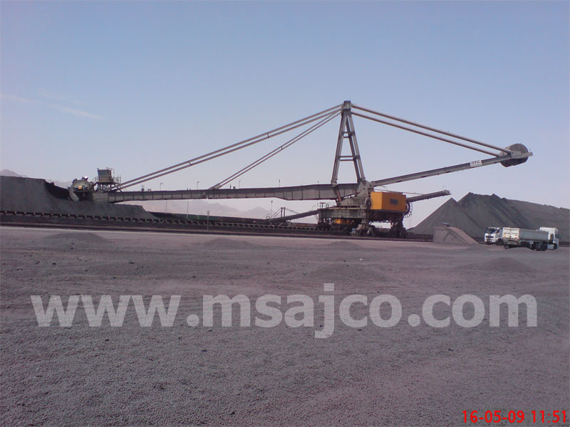 اسکرپر دوار کنسانتره آهن بسیار بزرگ در یکی از صنایع یزد
